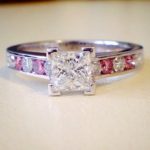 Argyle pink diamond engagement ring