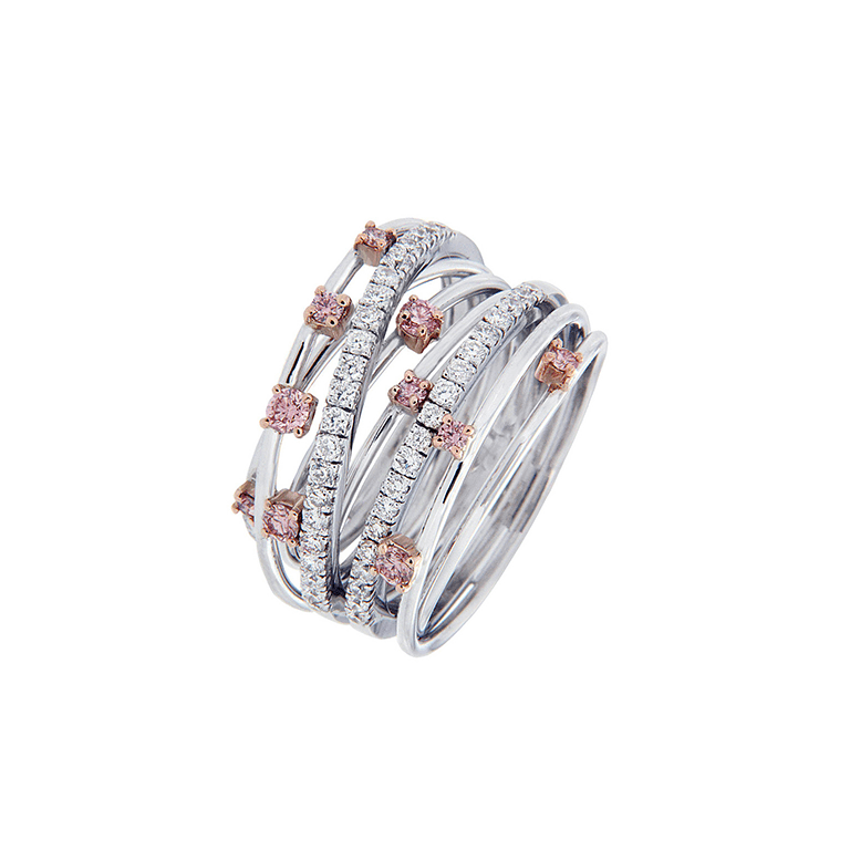 pink dress ring