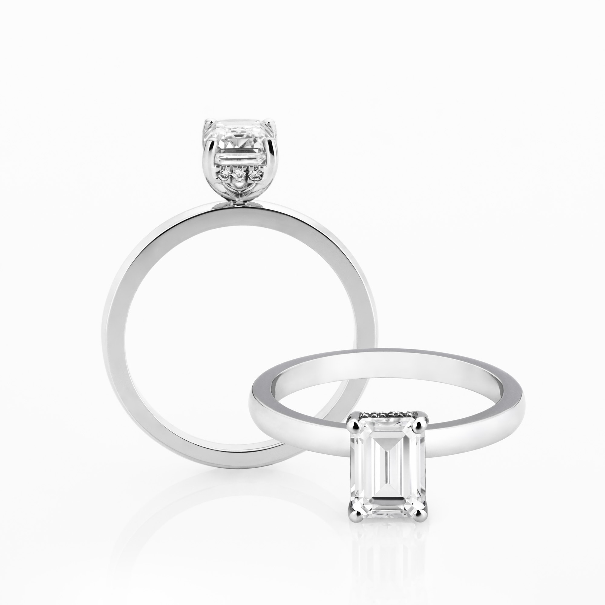 Ara diamond solitaire ring