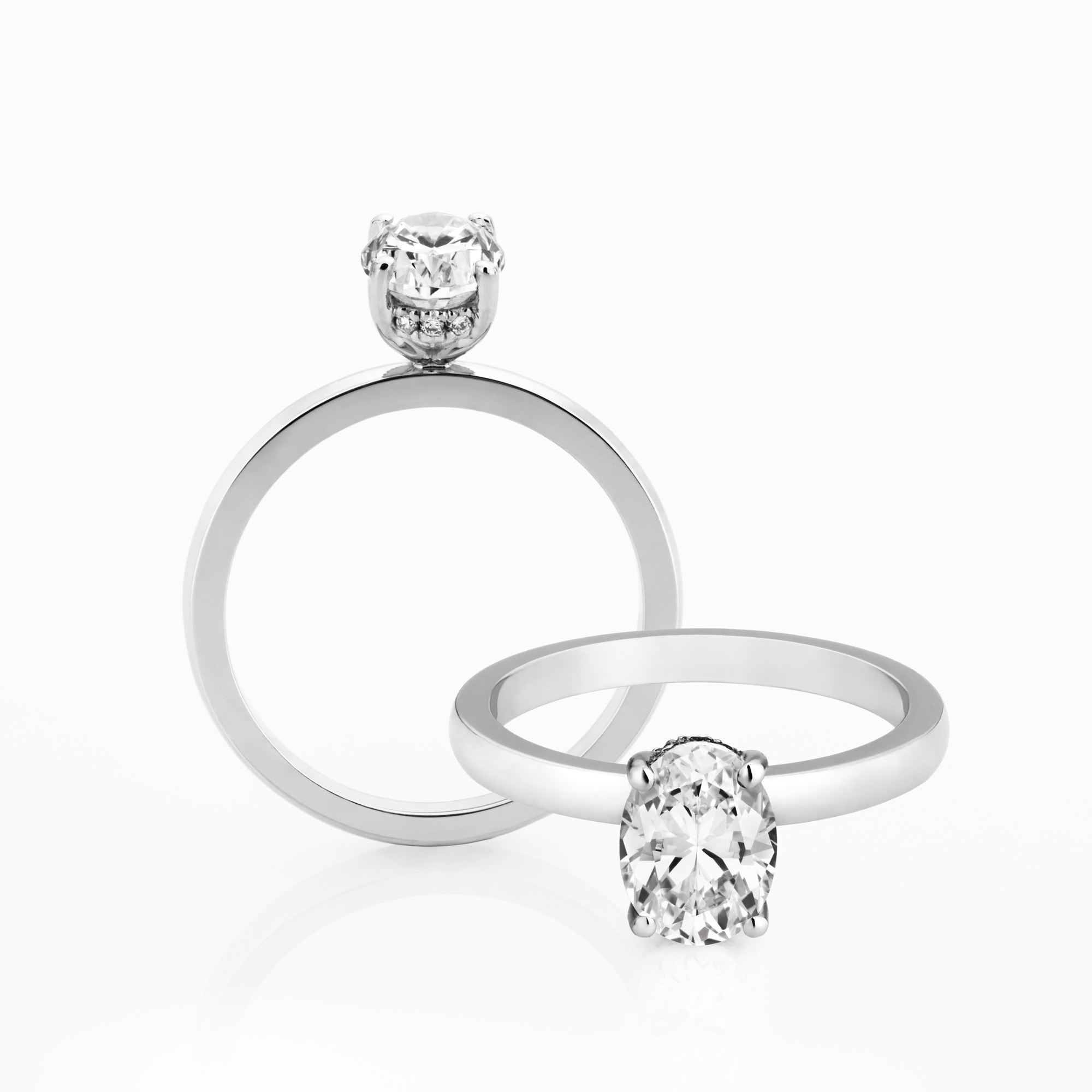 Ara diamond solitaire ring