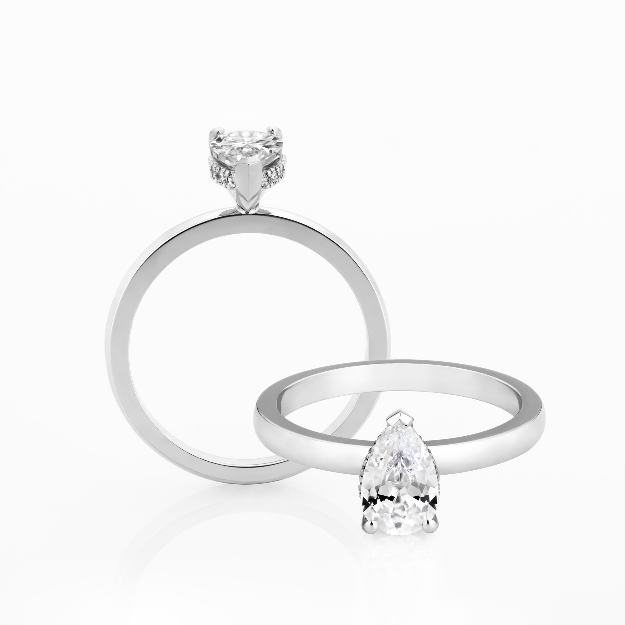 Ara diamond solitaire ring