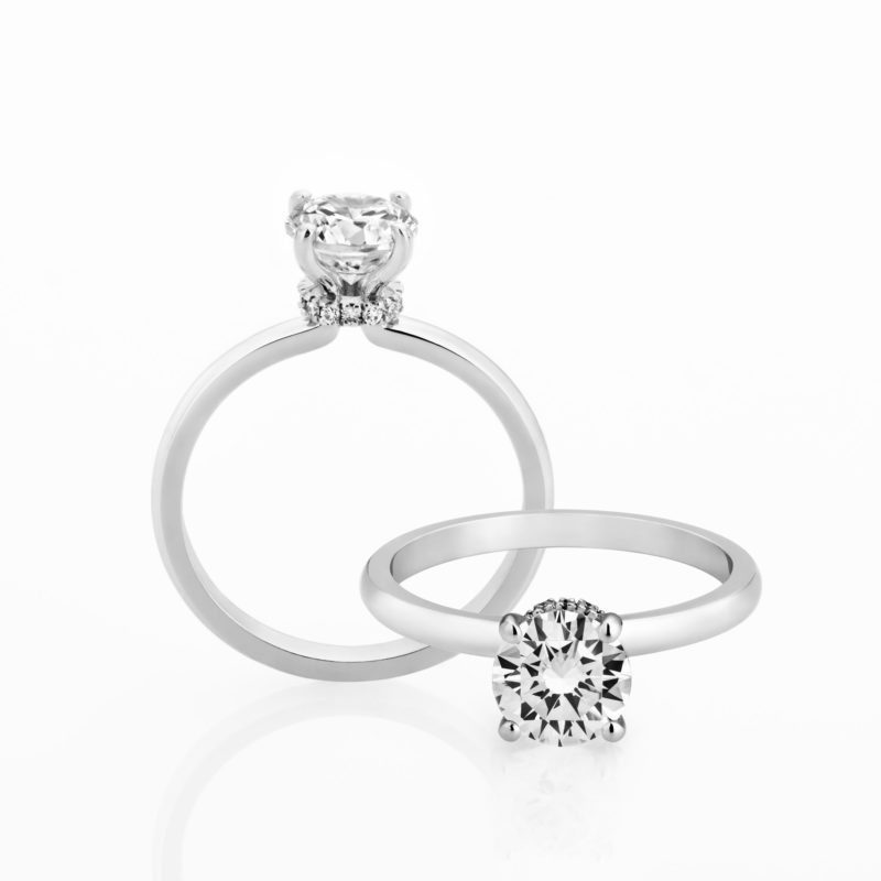 Orion diamond solitaire ring