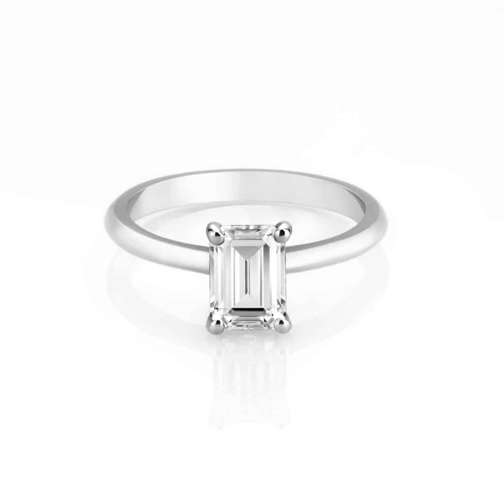 Vela diamond solitaire ring
