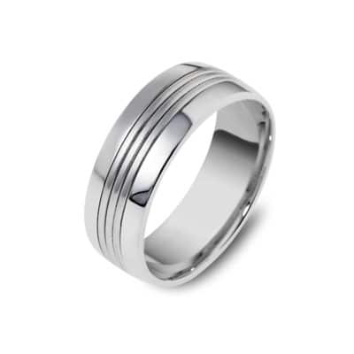 Palladium Gents Wedding Ring