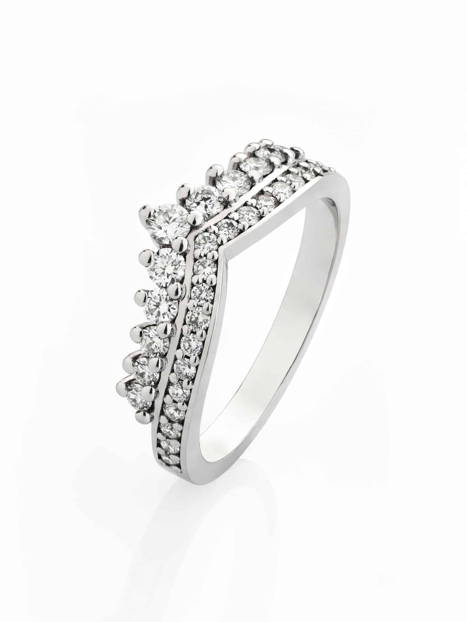 Tiara engagement ring