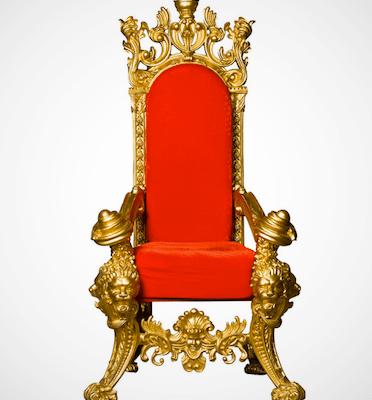 royal christening high chair