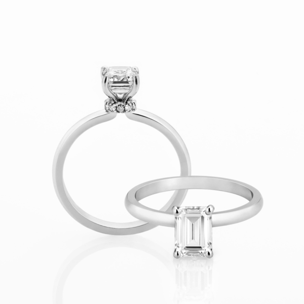 Orion Emerald Solitaire Engagement Ring